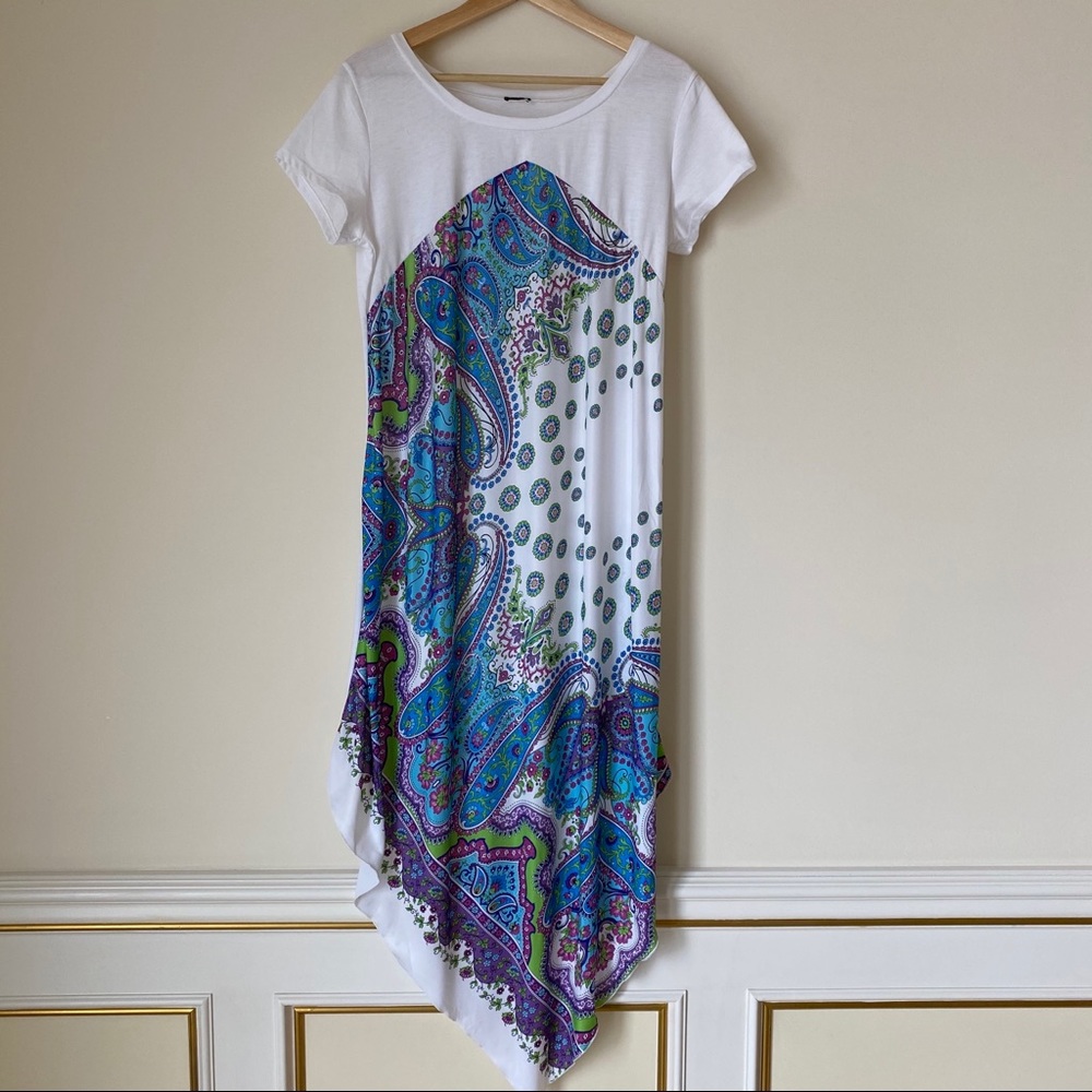Calzedonia Beach Paisley T-shirt Dress